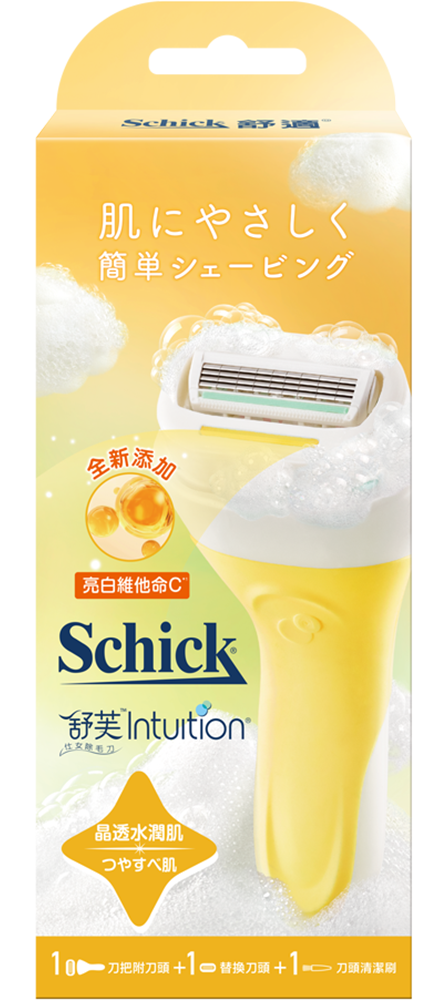 Radiance-三效合一 除毛x保濕x潤膚 舒芙Intuition 仕女除毛刀