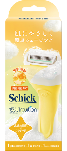 三效合一 除毛x保濕x潤膚 舒芙Intuition 仕女除毛刀